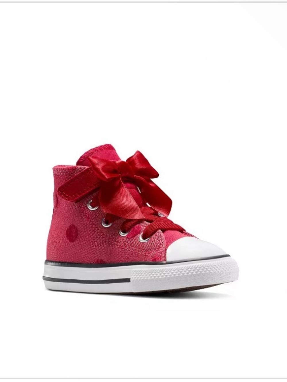 Girls Toddler Chuck Taylor All Star Polka Dots & Bow Easy on Days Ahead